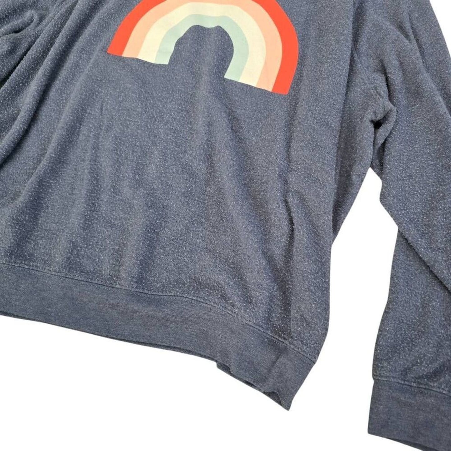 Wildfox Freedom Rainbow Sweatshirt Size XL