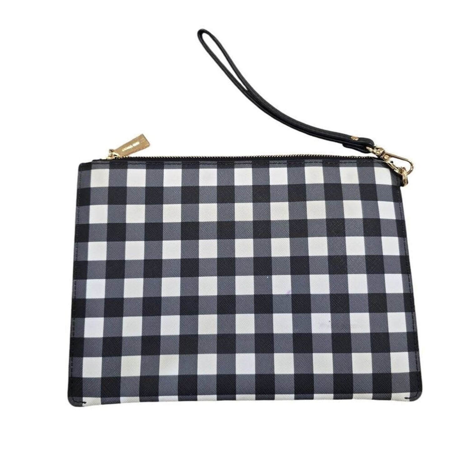 Michael Kors Gingham Large Wristlet