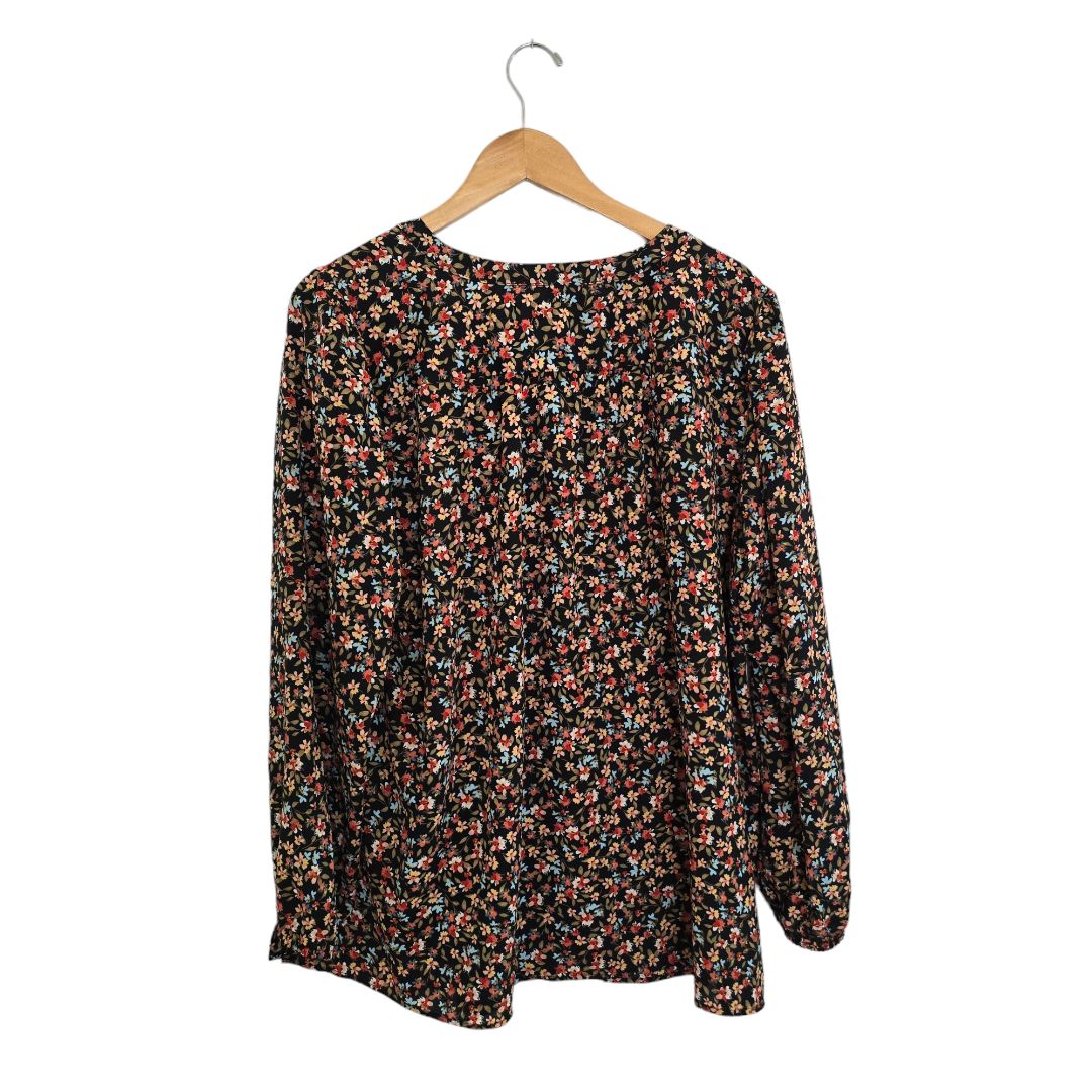 LOFT floral blouse, Size 16