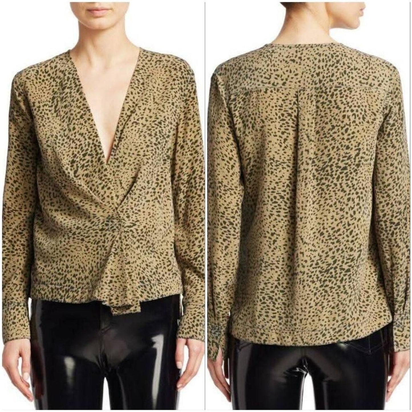 SIZE SMALL | Rag & Bone Silk Top