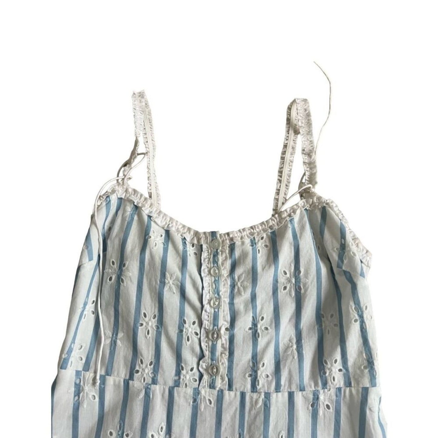 NWT For Love And Lemons Picnic Eyelet Mini Dress Size Large