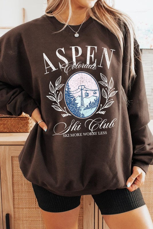 Aspen Ski Club Graphic Sweatshirt