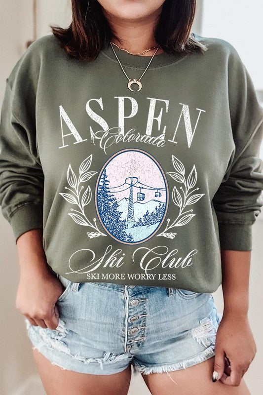 Aspen Ski Club Graphic Sweatshirt