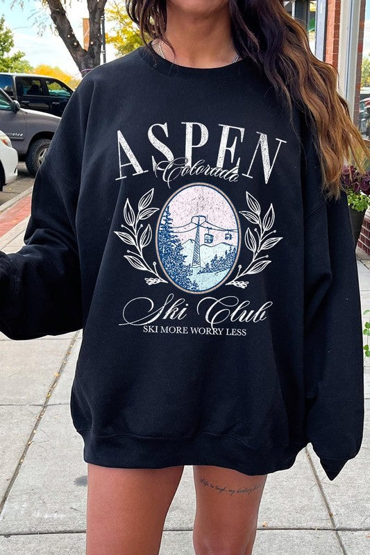 Aspen Ski Club Graphic Sweatshirt