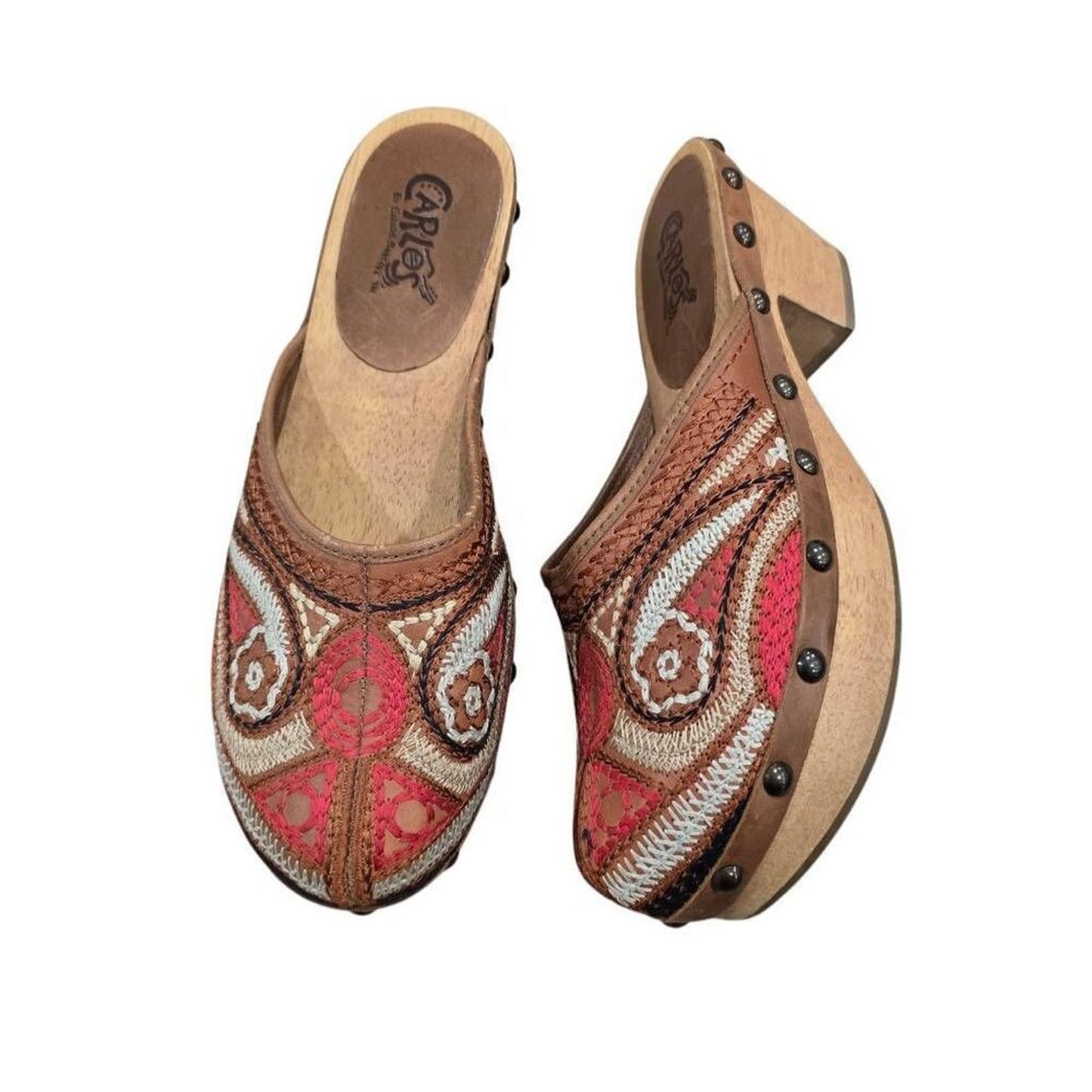 Carlos Santana Tribe Clogs Size 6