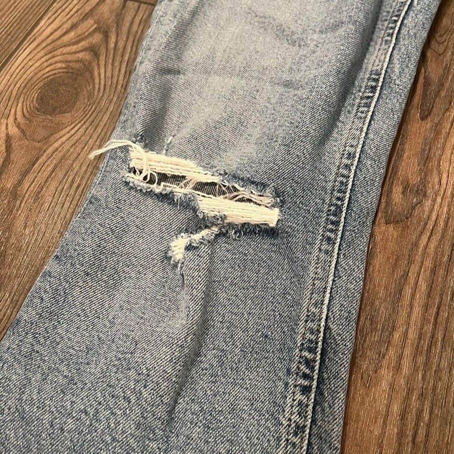 AGOLDE High Rise Riley Straight Crop Jeans Size 24