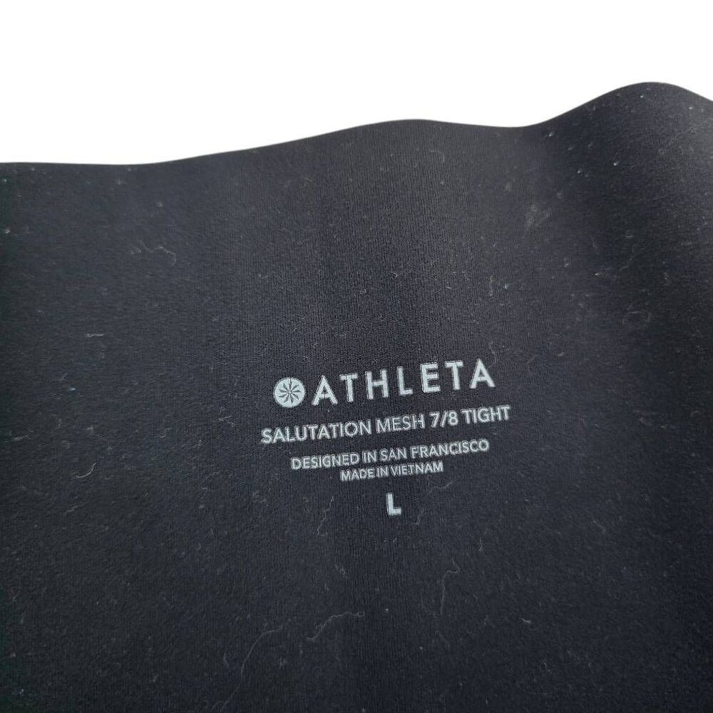 Athleta Salutation Mesh 7/8 Tight Leggings Size Large