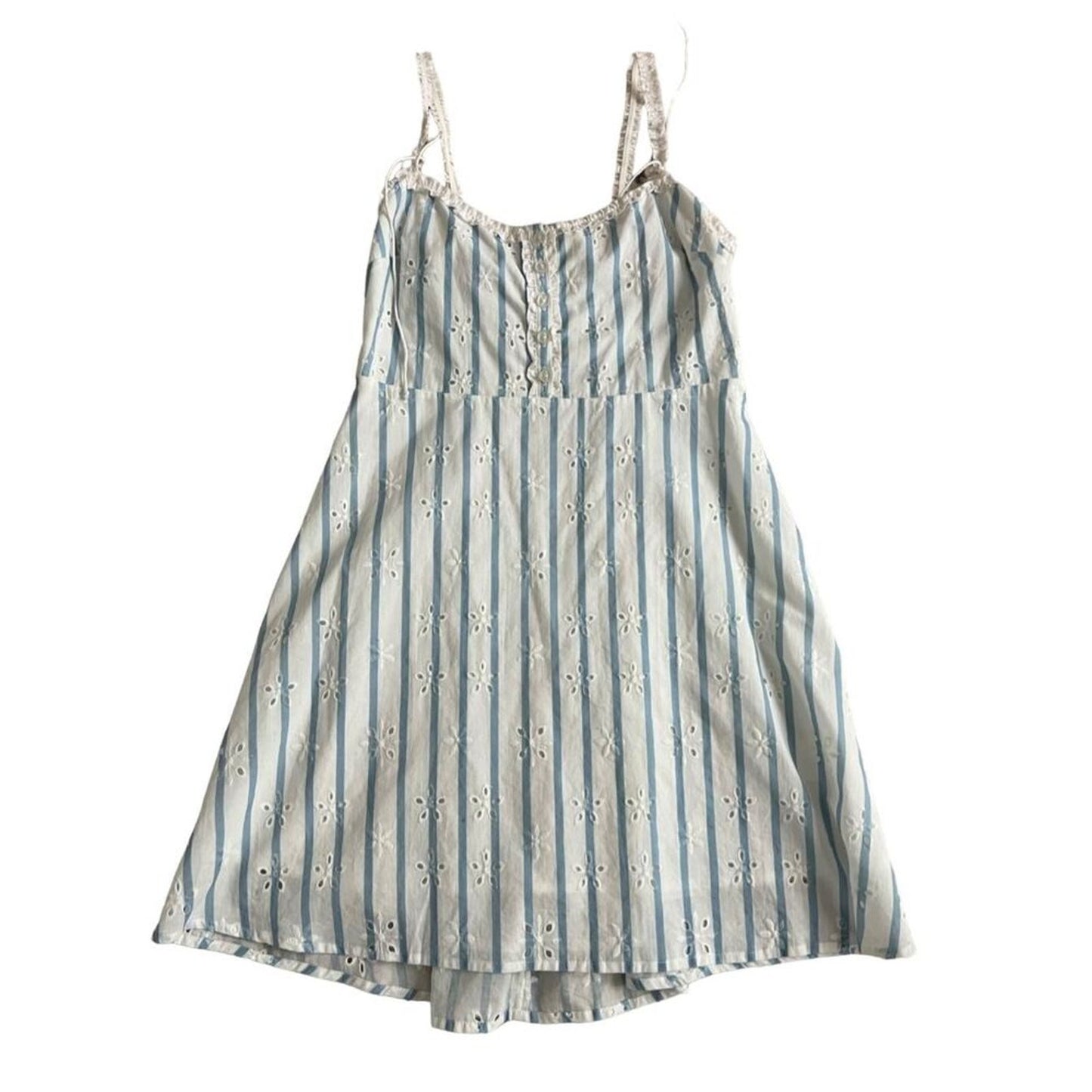 NWT For Love And Lemons Picnic Eyelet Mini Dress Size Large