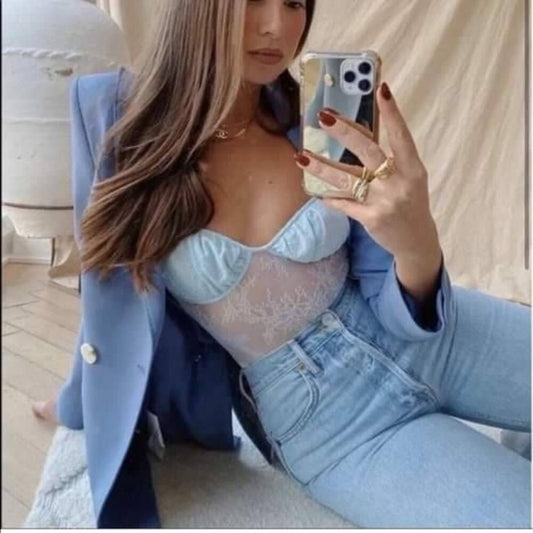 NWT Daniel Bernstein Bodysuit Size 4
