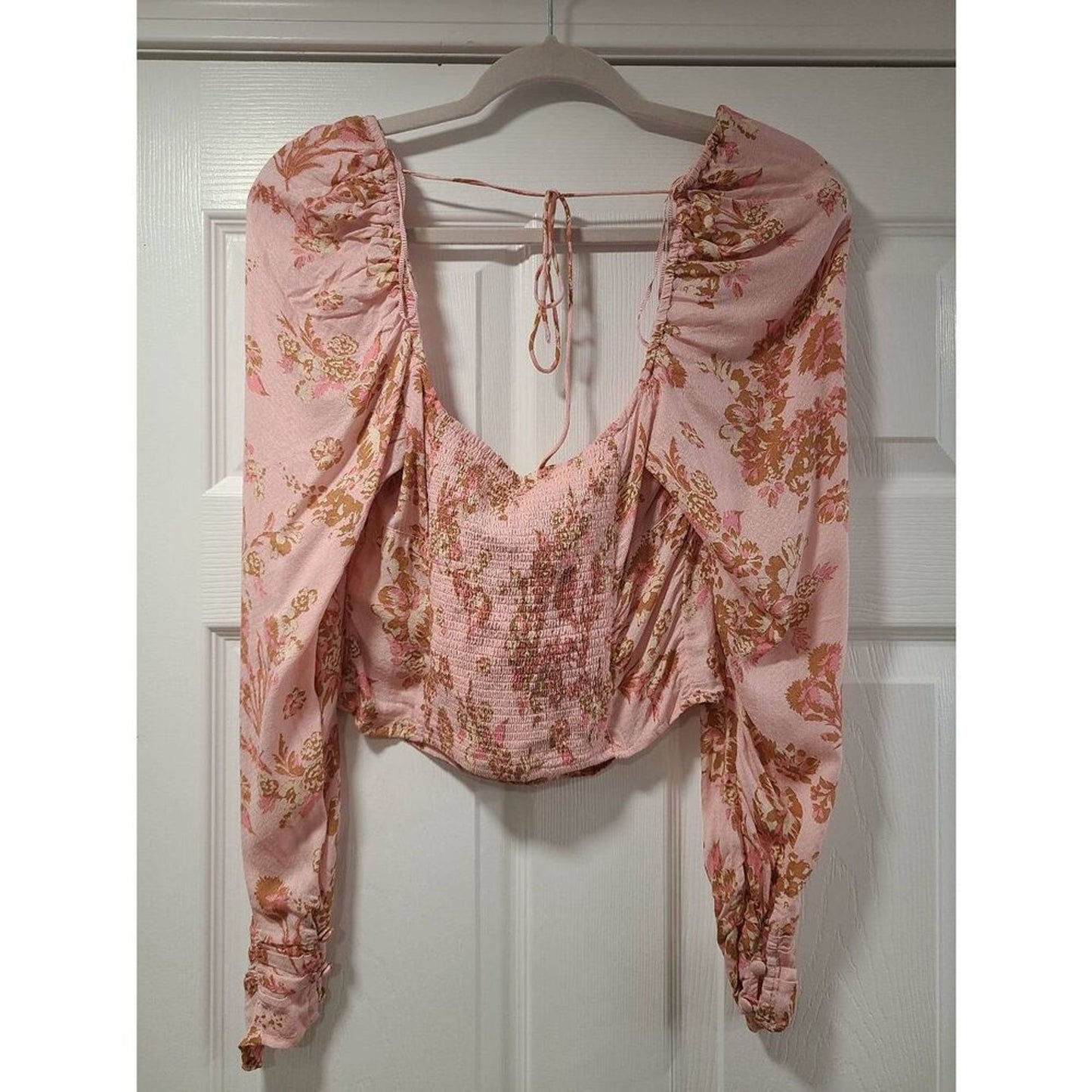 Free People Hilary Printed Blouse Size Small
