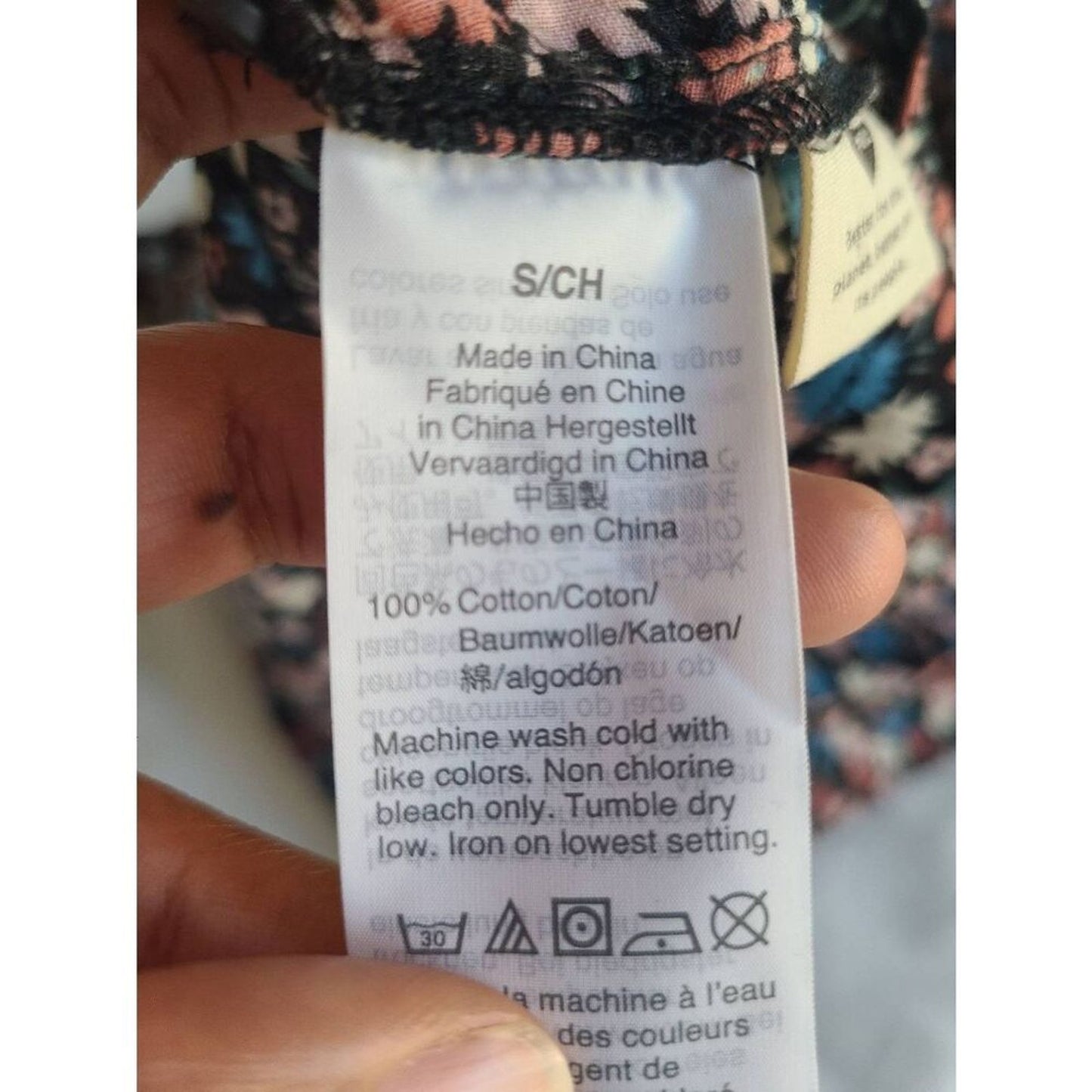 SIZE MEDIUM | Madewell Floral Top
