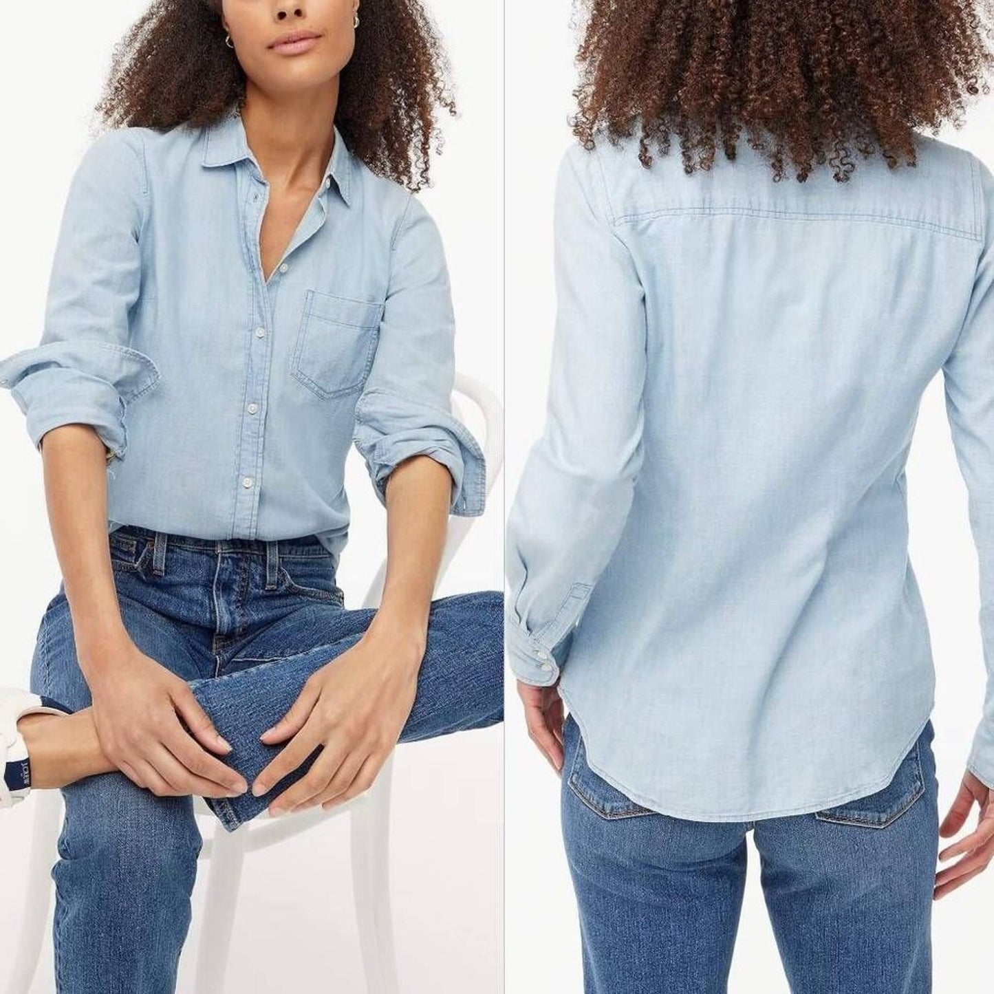 SIZE 0 | J. Crew Chambray button down