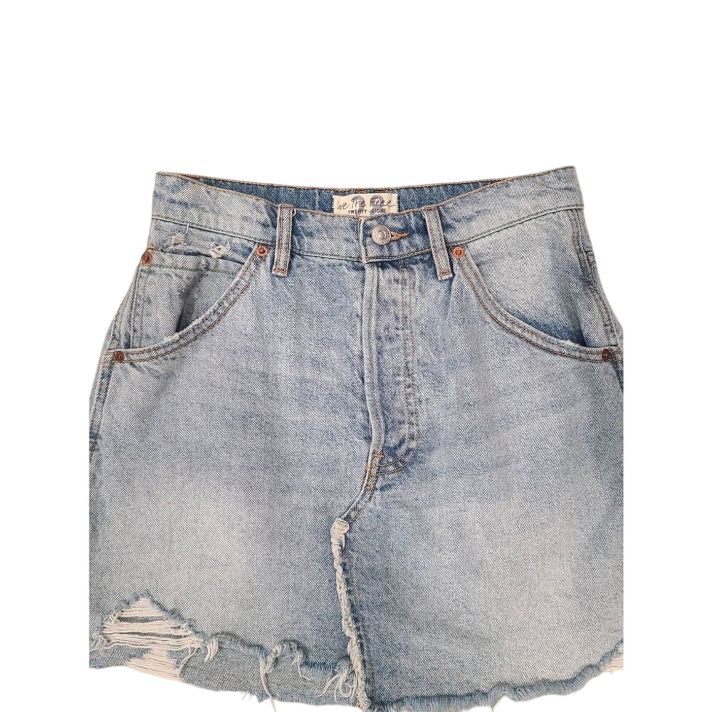 SIZE 28 | We the Free Brea Cutoff Skirt