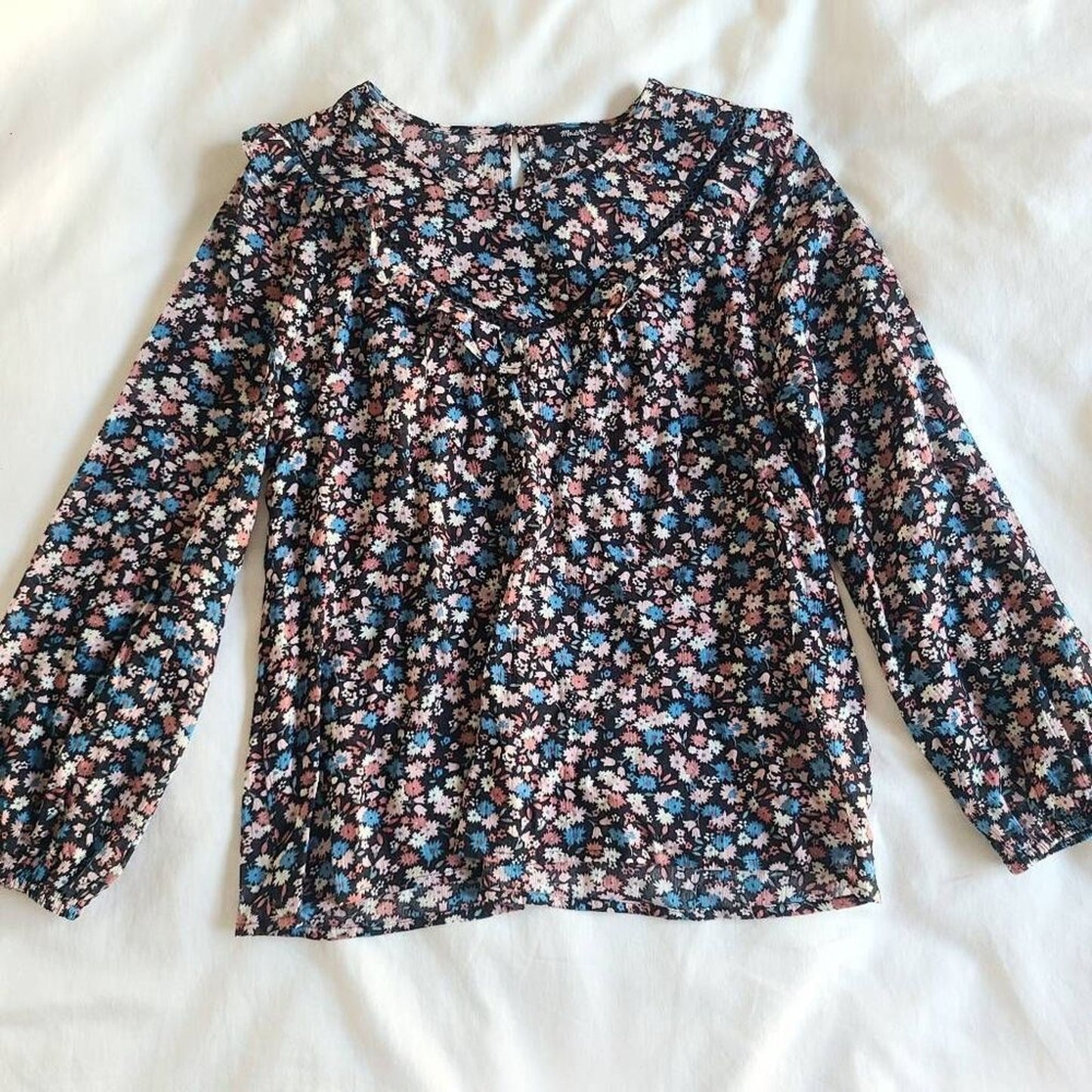 SIZE MEDIUM | Madewell Floral Top