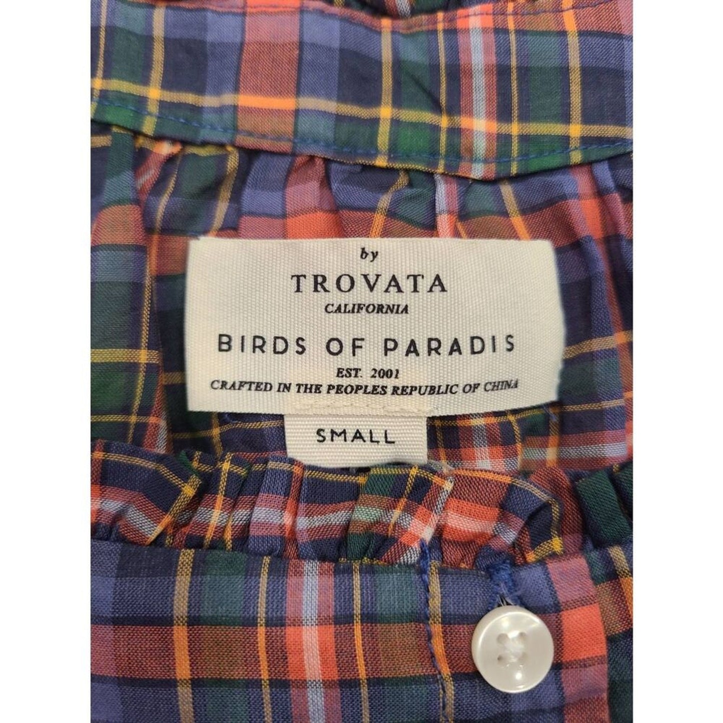 SIZE SMALL | Birds of Paradis Trovata Euince Blouse