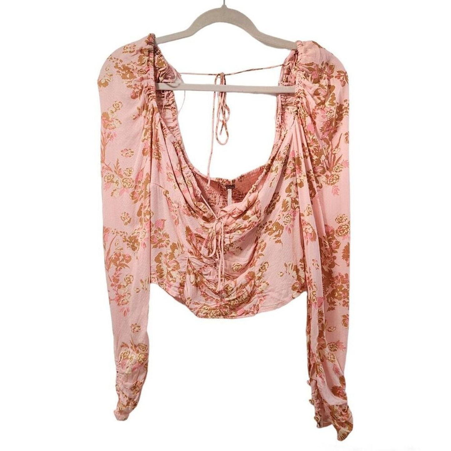 Free People Hilary Printed Blouse Size Small