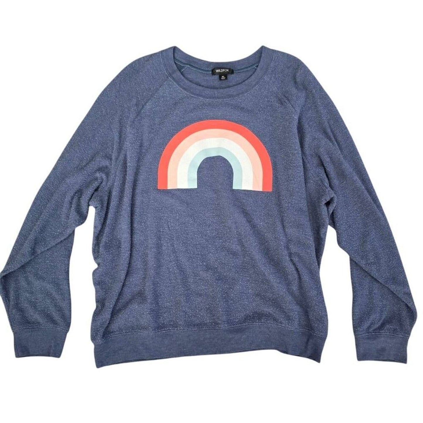 Wildfox Freedom Rainbow Sweatshirt Size XL