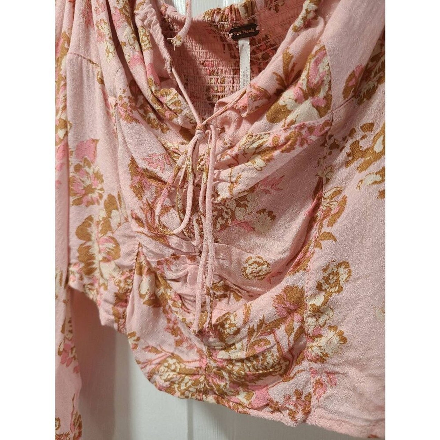 Free People Hilary Printed Blouse Size Small