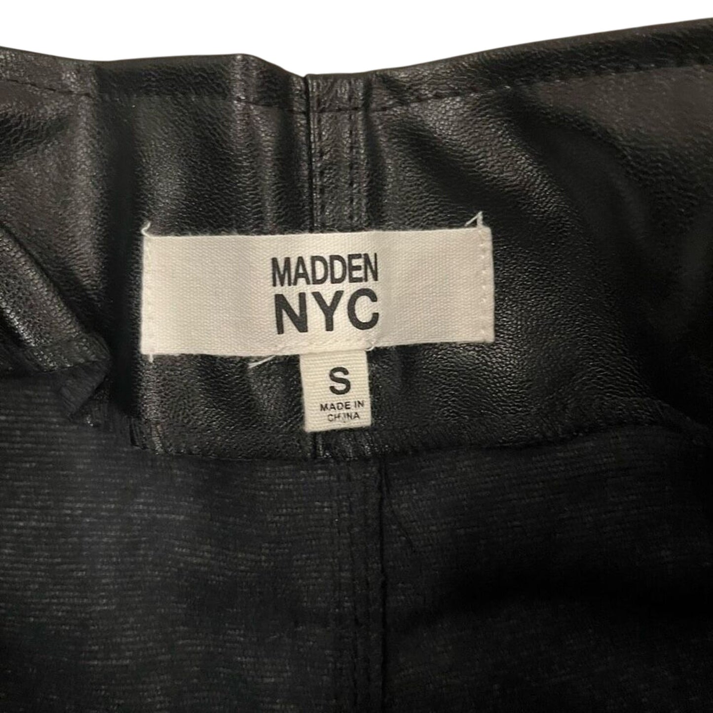SIZE SMALL | Madden NYC faux Leather Shorts