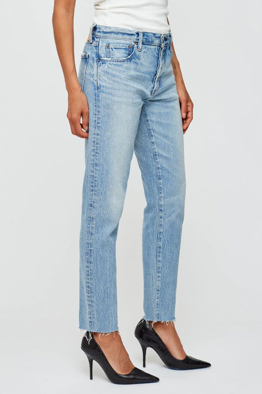 Moussy button fly raw hem jeans Size 26