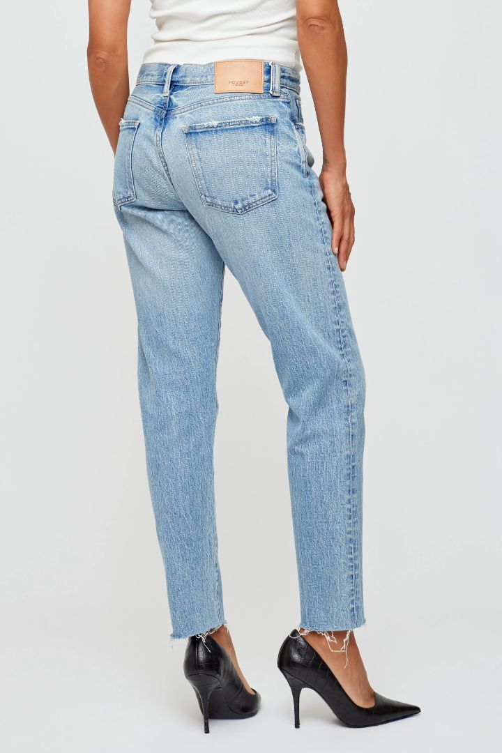 Moussy button fly raw hem jeans Size 26