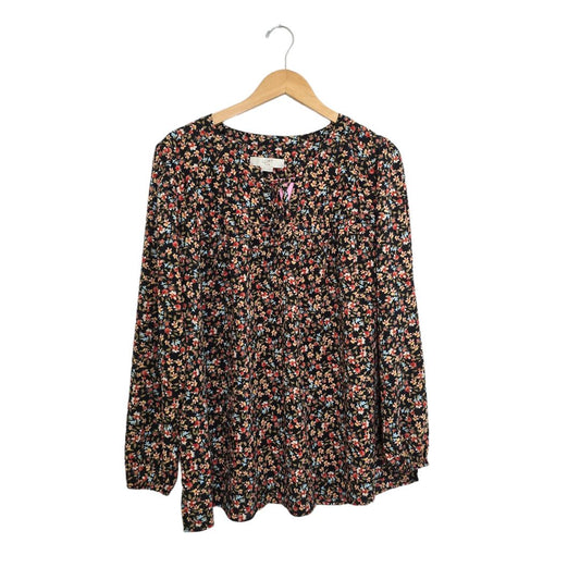 LOFT floral blouse, Size 16