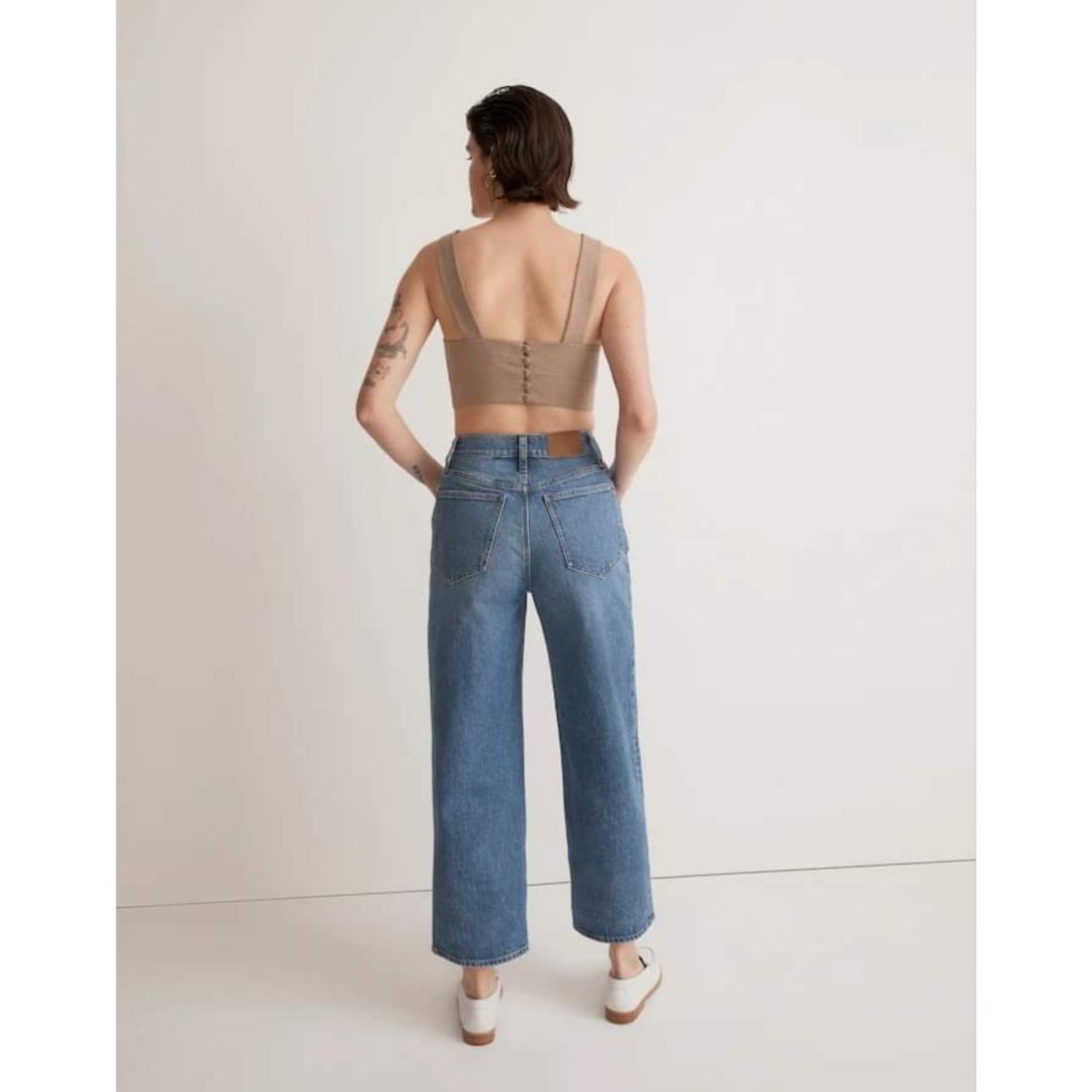 Madewell Perfect vintage wide leg crop Jeans NWT, Size 28