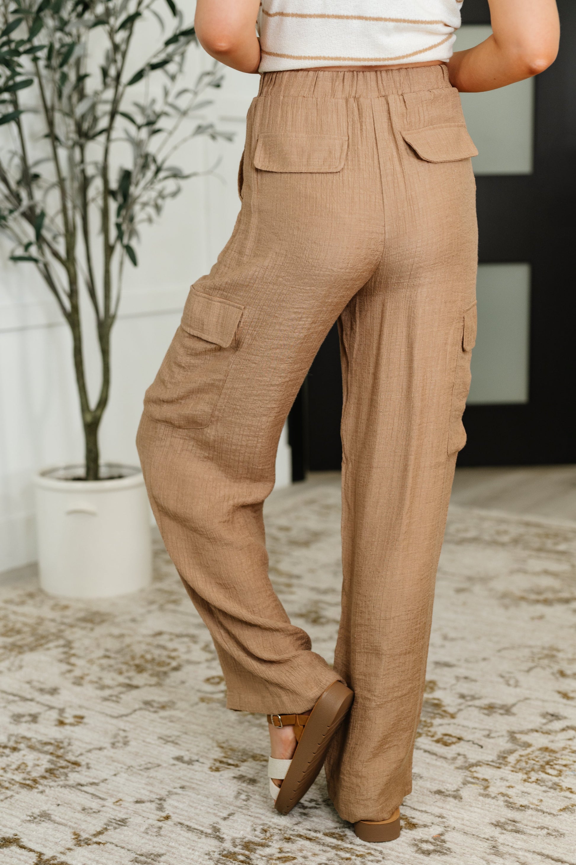 Off Duty Straight Leg Cargo Pants in Tan Dress 2 Impress NH Off Duty Straight Leg Cargo Pants in Tan Dress 2 Impress NH